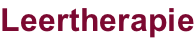 Leertherapie